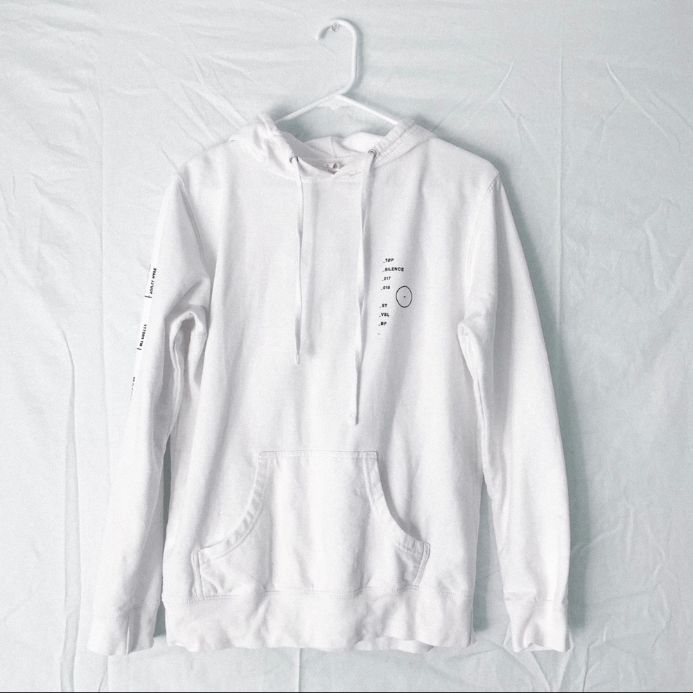 Tøp Twenty One Pilots Sit in Silence White Hoodie